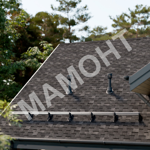 Ламинированная гибкая черепица Docke PIE DRAGON STANDARD серый, 2,38 м2