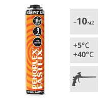 Клей-пена полиуретановая профессиональная для теплоизоляции PENOPLEX FASTFIX, 750 мл