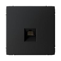 Розетка Systeme Electric ARTGALLERY компьютерная RJ45, карбон