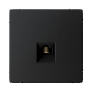 Розетка Systeme Electric ARTGALLERY компьютерная RJ45, карбон
