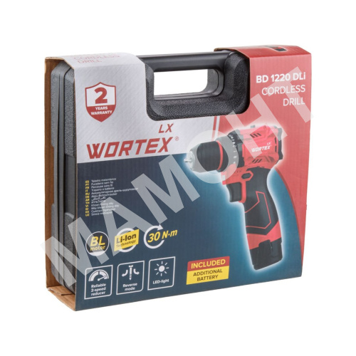 Аккумуляторная дрель-шуруповерт WORTEX LX BD 1220 Dli