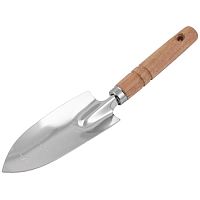 Совок садовый узкий с деревянной ручкой (0532-2)