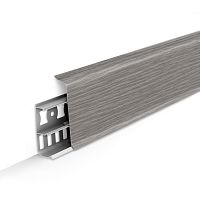 Плинтус напольный 70 мм Ideal Деконика 210 Дуб пепельный