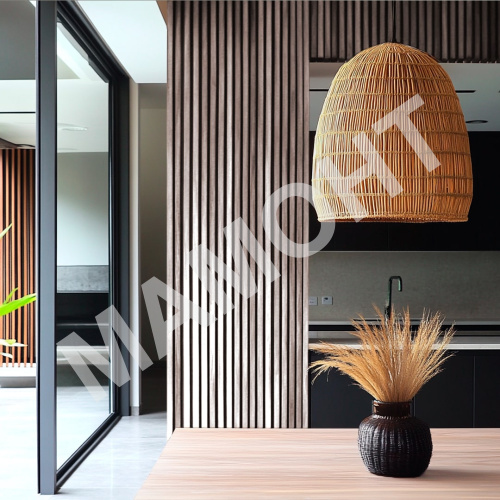 Интерьерная рейка МДФ STELLA Бриона Дуб Винтаж 16 x 40 x 2700 мм - Фото 6