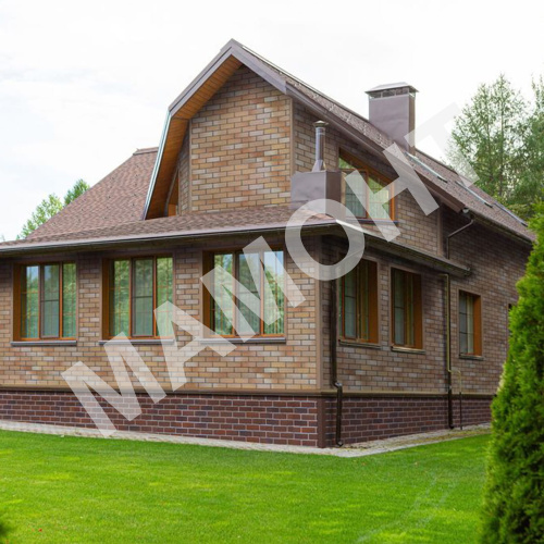 Фасадная плитка HAUBERK ТЕХНОНИКОЛЬ Оптима Каталонский Кирпич 2 м2 - Фото 2
