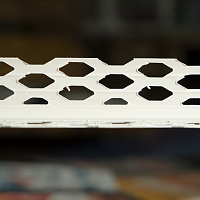 Уголок для мокрой штукатурки ПВХ, 3 м