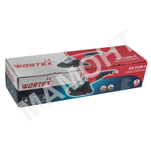 Двуручная углошлифмашина WORTEX LX AG 2326-4