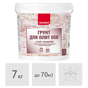 Грунт для OSB-плит и SIP-панелей Neomid, 7 кг