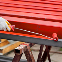 Грунт-эмаль по ржавчине MAV BELAKOR 15 красная матовая