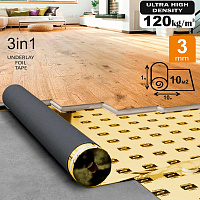 Подложка из ЭВА A-STEP OPTIMA GOLD 3 мм, 10 м2