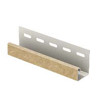 J-планка Ю-Пласт 3 м, Кирпич Песочный