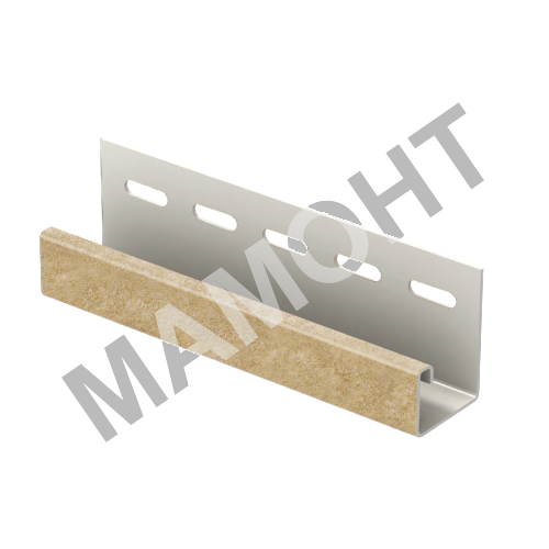 J-планка Ю-Пласт 3 м, Кирпич Песочный