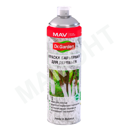 Краска барьерная для деревьев MAV Dr.Garden аэрозоль 650 мл