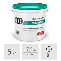 Гидроизоляция эластичная Danogips GidroFlex, 5 кг