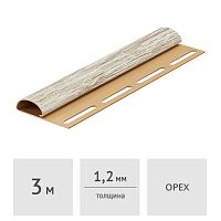 Профиль финишный Docke LUX 3 м, орех