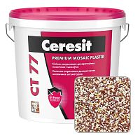 Штукатурка мозаичная силикон-акриловая Ceresit CT 77, MOROCCO 3, 25 кг