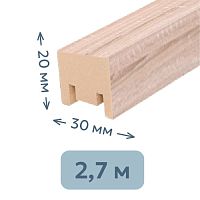 Интерьерная рейка МДФ STELLA Милана Дуб Сонома 20*30*2700 мм