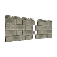 Фасадная панель Ю-Пласт Stone House S-Lock КЛИНКЕР БАЛТИК Холодный цемент