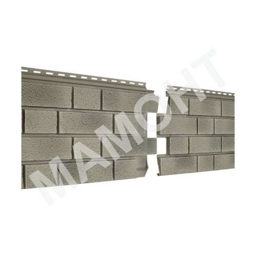 Фасадная панель Ю-Пласт Stone House S-Lock КЛИНКЕР БАЛТИК Холодный цемент