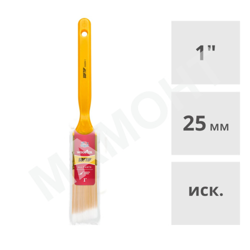 Кисть плоская 1" (25 мм) профессиональная угловая Wooster SOFTIP