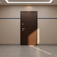 Дверь МАРС 3 Антик медь / Беленый дуб Промет