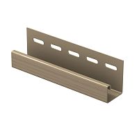 J-планка Ю-Пласт 3 м, Classic Корабельный брус Бежевый