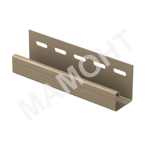 J-планка Ю-Пласт 3 м, Classic Корабельный брус Бежевый