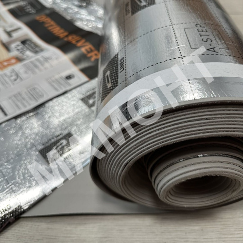 Подложка из ЭВА A-STEP OPTIMA SILVER 4 мм, 10 м2 - Фото 2