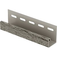 J-планка Ю-Пласт 3 м, Щепа Седой дуб