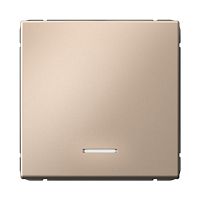 Выключатель Systeme Electric ARTGALLERY 1-клавишный с подсветкой, песочный