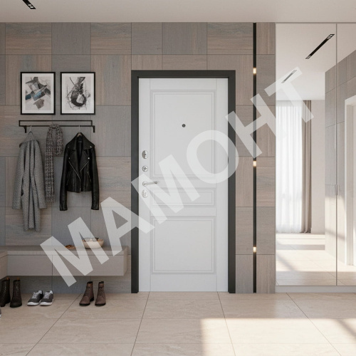 Дверь МАРС 6 Классика Мокко / Ясень белый Промет - Фото 2