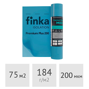 Пленка пароизоляционная Finka Premium Plus 200 MIDI, 75 м2