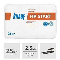 Штукатурка гипсовая Кнауф ХП СТАРТ, 25 кг