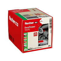 Дюбель распорный универсальный 14 x 70 мм (20 шт.) Fischer DUOPOWER (538254K)