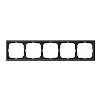 Рамка Systeme Electric ARTGALLERY 5-постовая, карбон