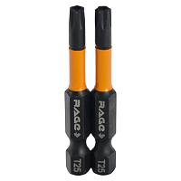 Биты "звездочки" TORX-25 50 мм торсионные (2 шт.) RAGE by VIRA (554148)