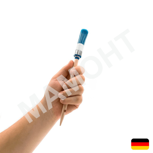 Кисть круглая Solid Pro L, сине-белая, 19 мм МАМОНТ (INS-MMNT-1097)