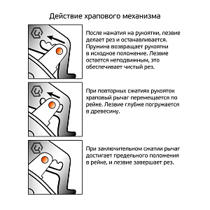 Секатор профессиональный титановый (0233)