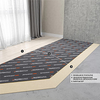 Полотно звукоизолирующее для пола ТехноСонус Виброфлор 4 мм, 15 м2