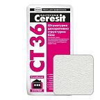 Штукатурка ''структурная'' Ceresit CT36 белая, 25 кг