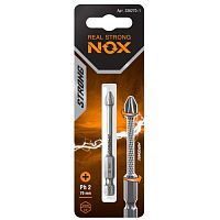 Бита крестообразная PH2 70мм торсионная NOX STRONG (336270-1)