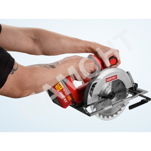 Аккумуляторная циркулярная пила WORTEX CCS 1819-1 в чемодане