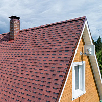 Гибкая черепица многослойная ТЕХНОНИКОЛЬ SHINGLAS Фазенда Красный, 2,6 м2