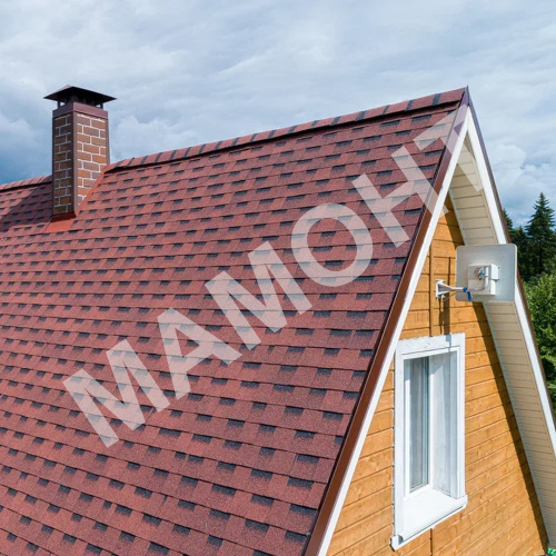 Гибкая черепица многослойная ТЕХНОНИКОЛЬ SHINGLAS Фазенда Красный, 2,6 м2