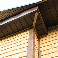 Софит с частичной перфорацией Ю-пласт Classic 3 м, Коричневый