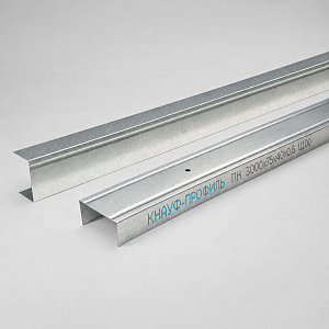 Профиль направляющий Knauf UW 75 x 40 мм, сталь 0.6 мм