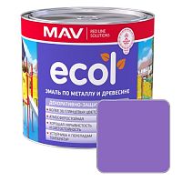 Эмаль по металлу и древесине ПФ-115 MAV ECOL фиолетовая глянцевая