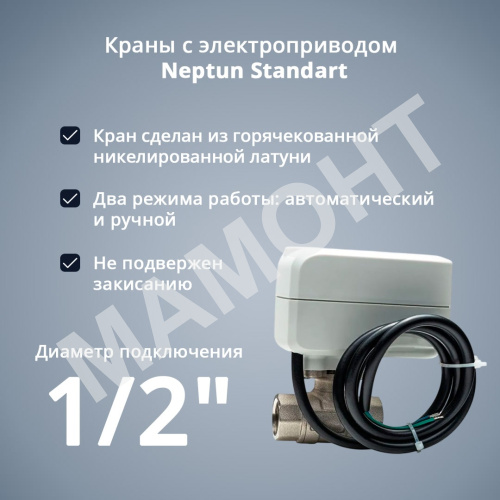 Кран с электроприводом Neptun Standart 230В - Фото 5