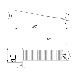 Клин для укладки плитки СВП FARTON PRO (100 шт.)