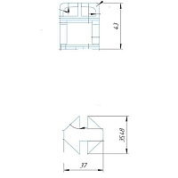Зажим (клипса) 1,5 мм для укладки плитки СВП FARTON PRO (60 шт.)